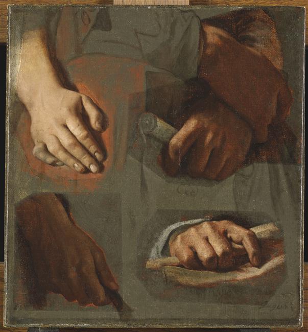 Studie pro Apoteózu Homéra - Jean-Auguste-Dominique Ingres