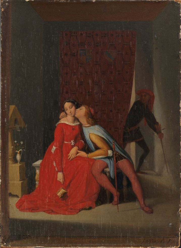 Francesca da Rimini a Paolo Malatesta - Jean-Auguste-Dominique Ingres