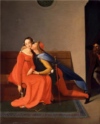 Paolo a Francesca - Jean-Auguste-Dominique Ingres