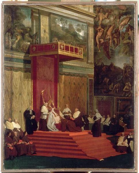 Kaple nájemce papeže Pia VII - Jean-Auguste-Dominique Ingres
