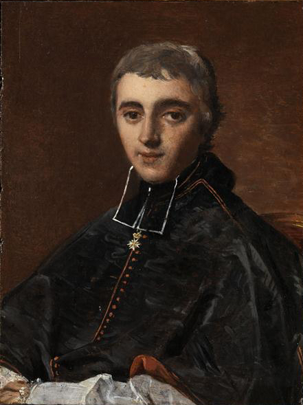 Portrét abbé de Bonald - Jean-Auguste-Dominique Ingres