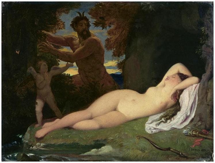 Jupiter a Antiope - Jean-Auguste-Dominique Ingres