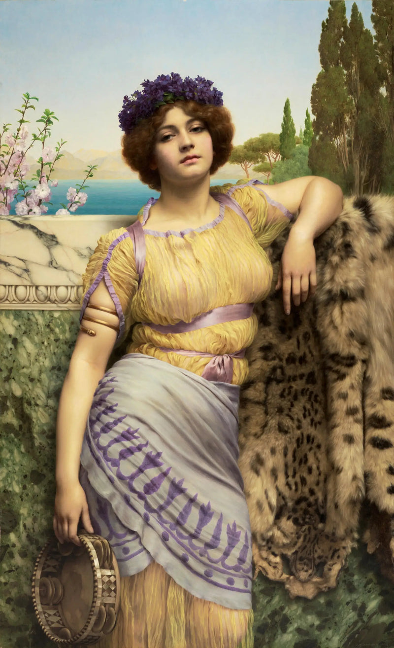 Mladá dívka ionická tančící - John William Godward