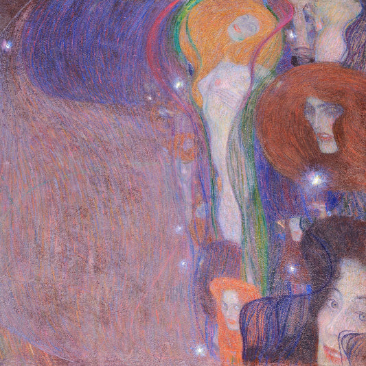 🌌✨ Irrlichter – Gustav Klimt (kolem roku 1903)