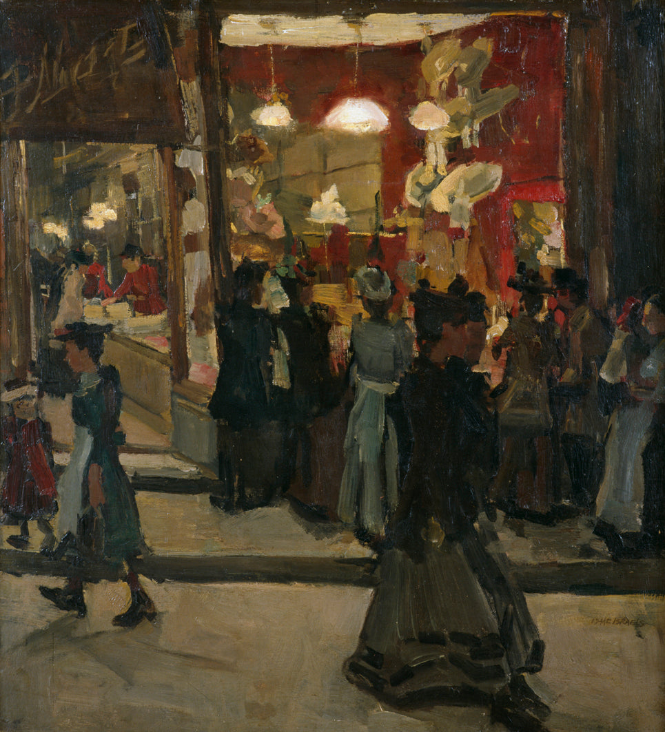 Hatterie Mars sur le Nieuwendijk à Amsterdam - Isaac Israëls - Alpha Reproduction