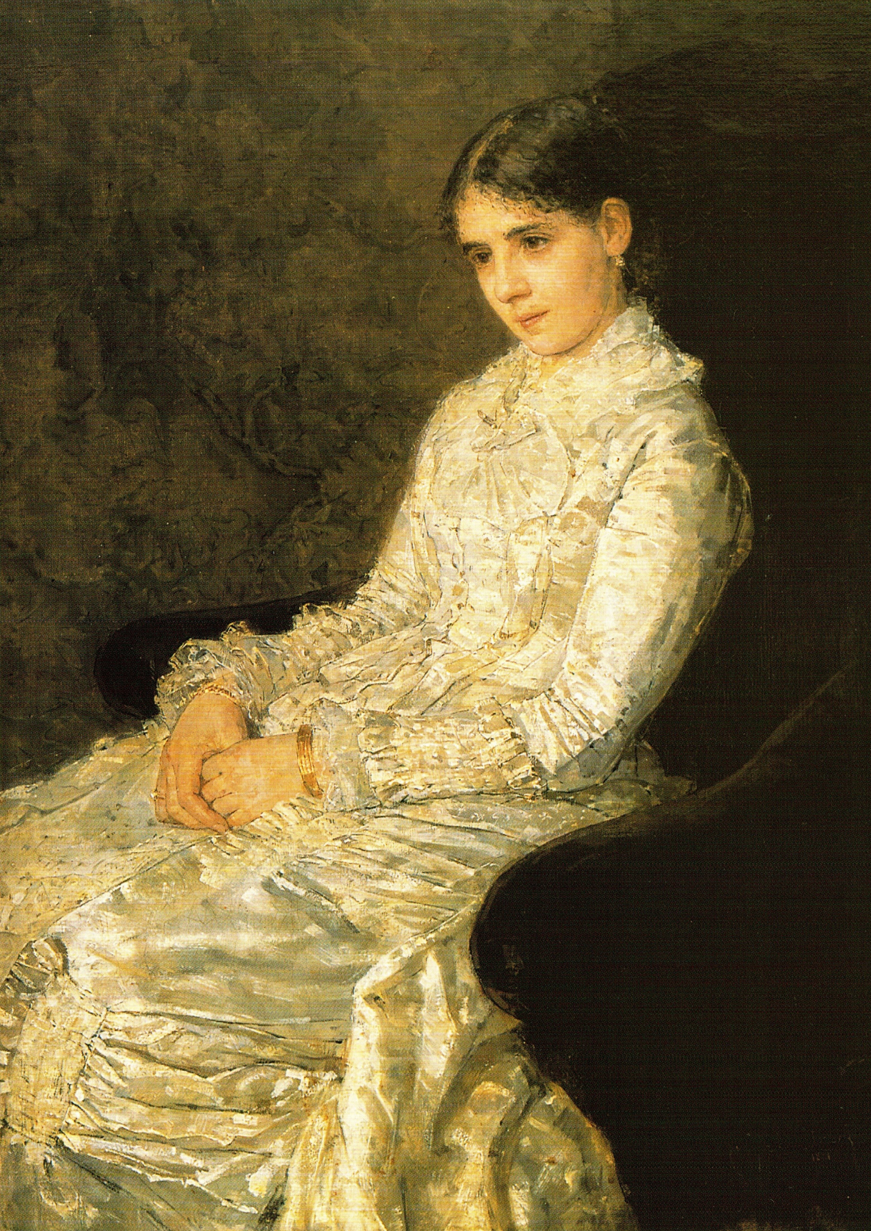 Portrait de Nanette Enthoven-Enthoven (1852-1883) - Isaac Israëls - Alpha Reproduction