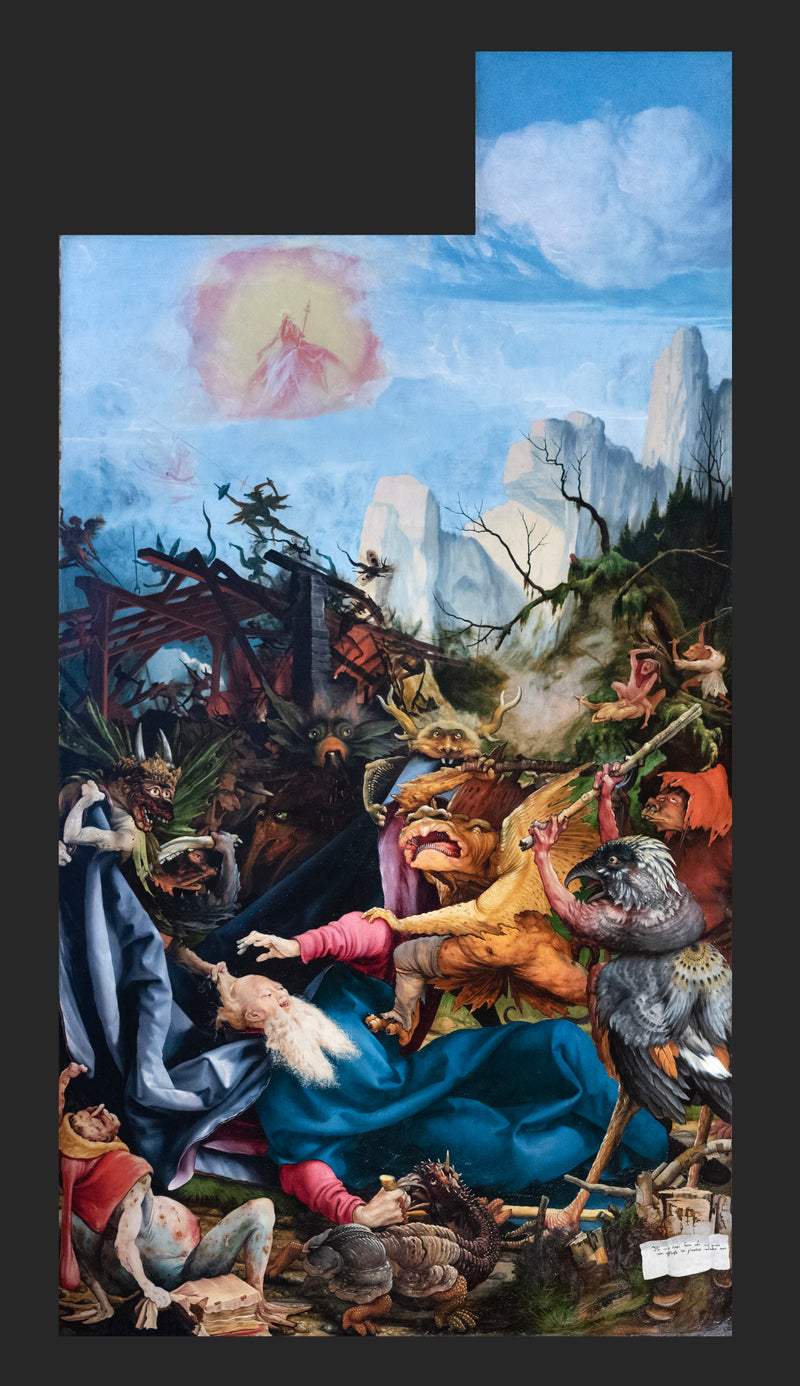 Pokušení svatého Antona - Matthias Grünewald