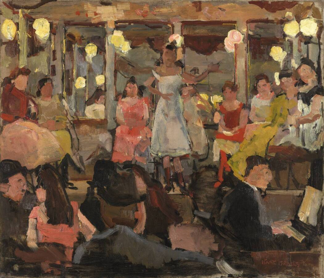 Café-Chantant au Nes à Amsterdam - Isaac Israëls - Alpha Reproduction