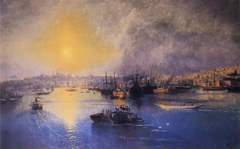 Západ slunce v Konstantinopoli - Ivan Aïvazovski