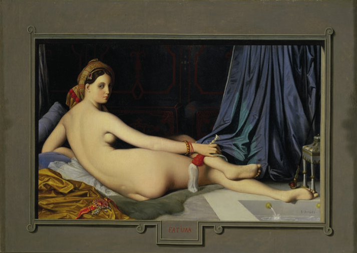 Fatima jako Odaliska - Jean-Auguste-Dominique Ingres
