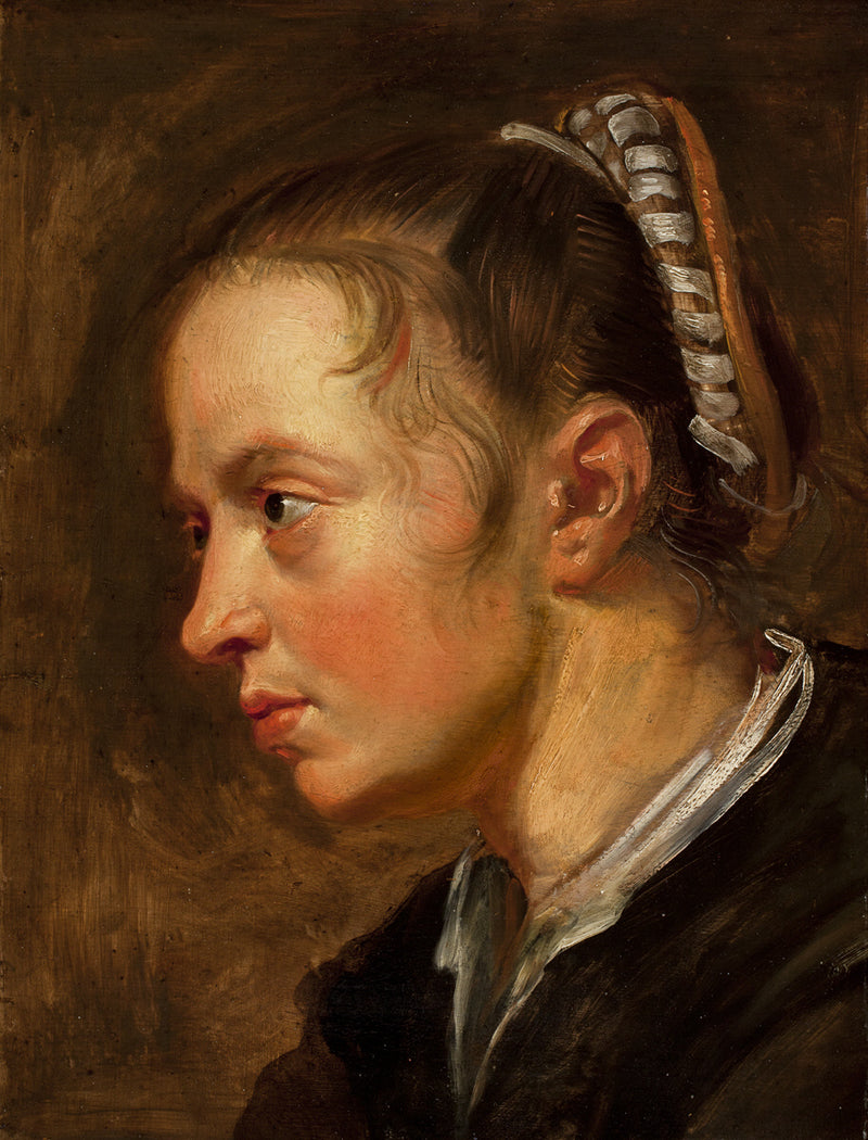 Tête d'une fille - Jacob Jordaens