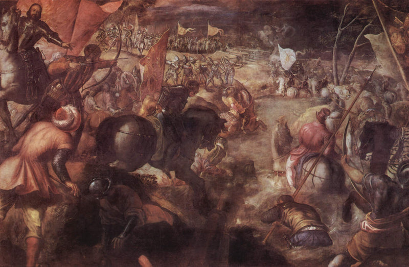 Bitva u Taro - Jacopo Tintoretto