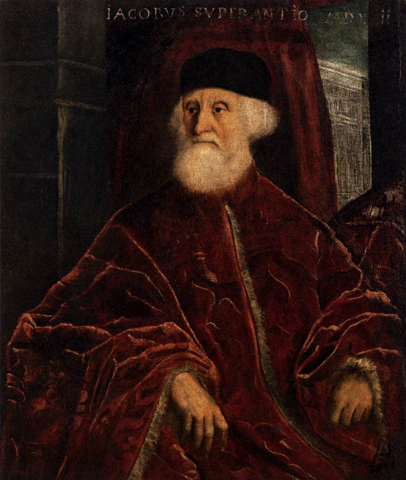 Portrét prokurátora Jacopo Soranzo - Jacopo Tintoretto