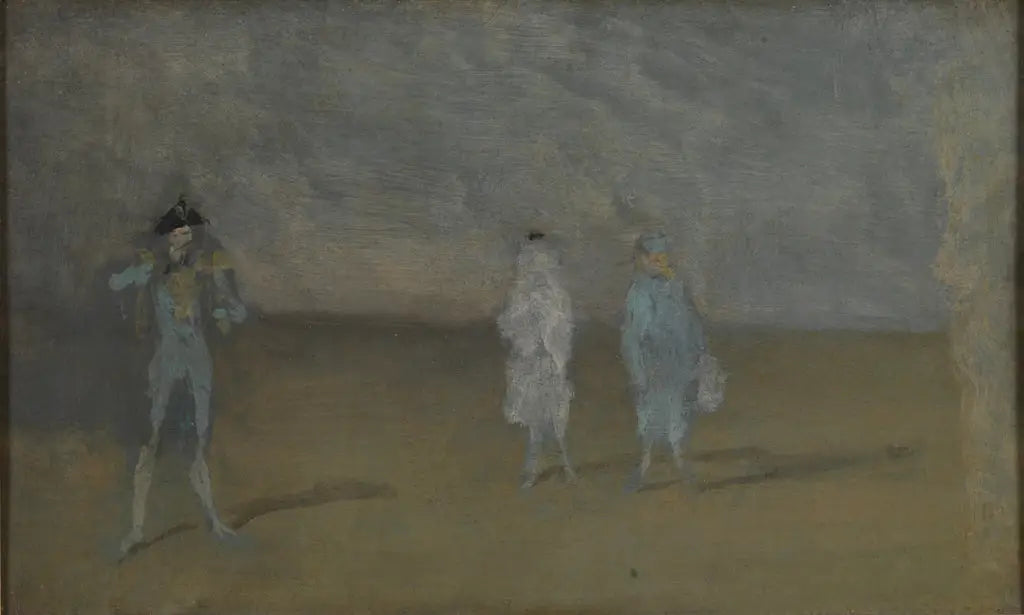 Reproduction du tableau « Harmonie en bleu : le duo - James Abbott McNeill Whistler » par Alpha Reproduction en peinture à l’huile