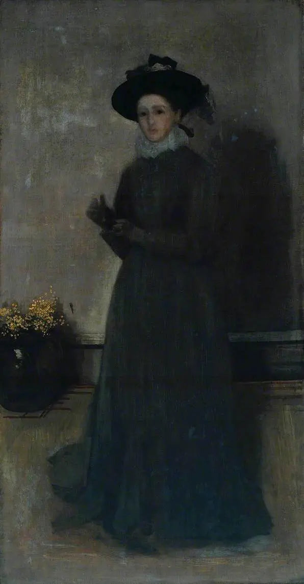 Reproduction du tableau « Mademoiselle Agnès Mary Alexander - James Abbott McNeill Whistler » par Alpha Reproduction en peinture à l’huile