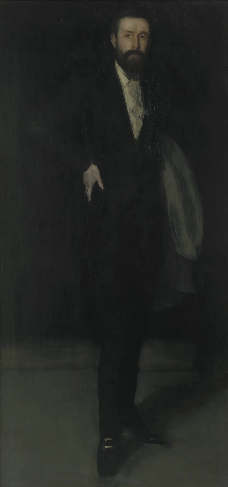 Uložení v černé: Portrét F. R. Leylanda - James Abbott McNeill Whistler