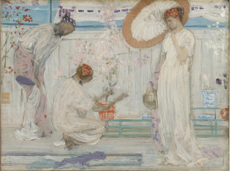 Bílá symfonie: Tři dívky - James Abbott McNeill Whistler
