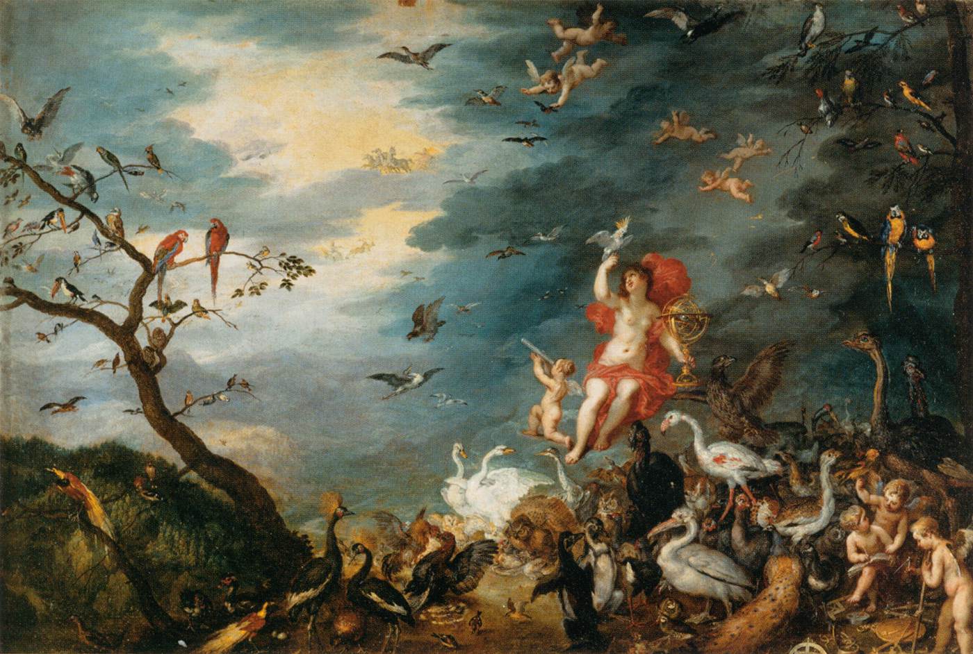 L'Air : L'optique - Jan Brueghel l'Ancien