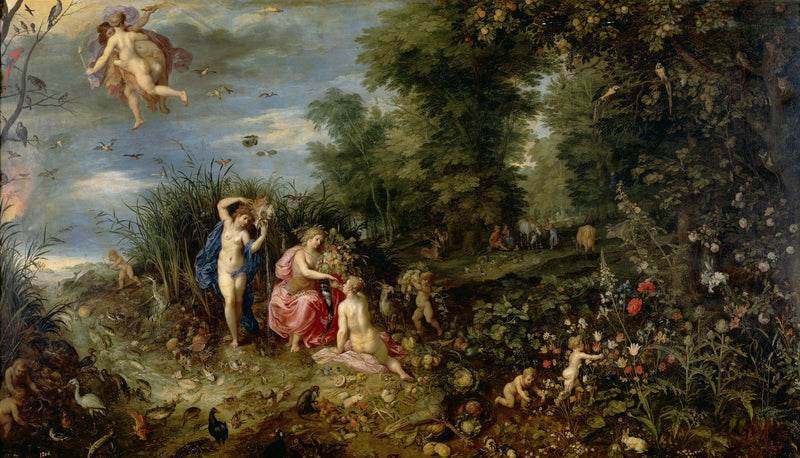 L'abondance et les quatre éléments - Jan Brueghel l'Ancien