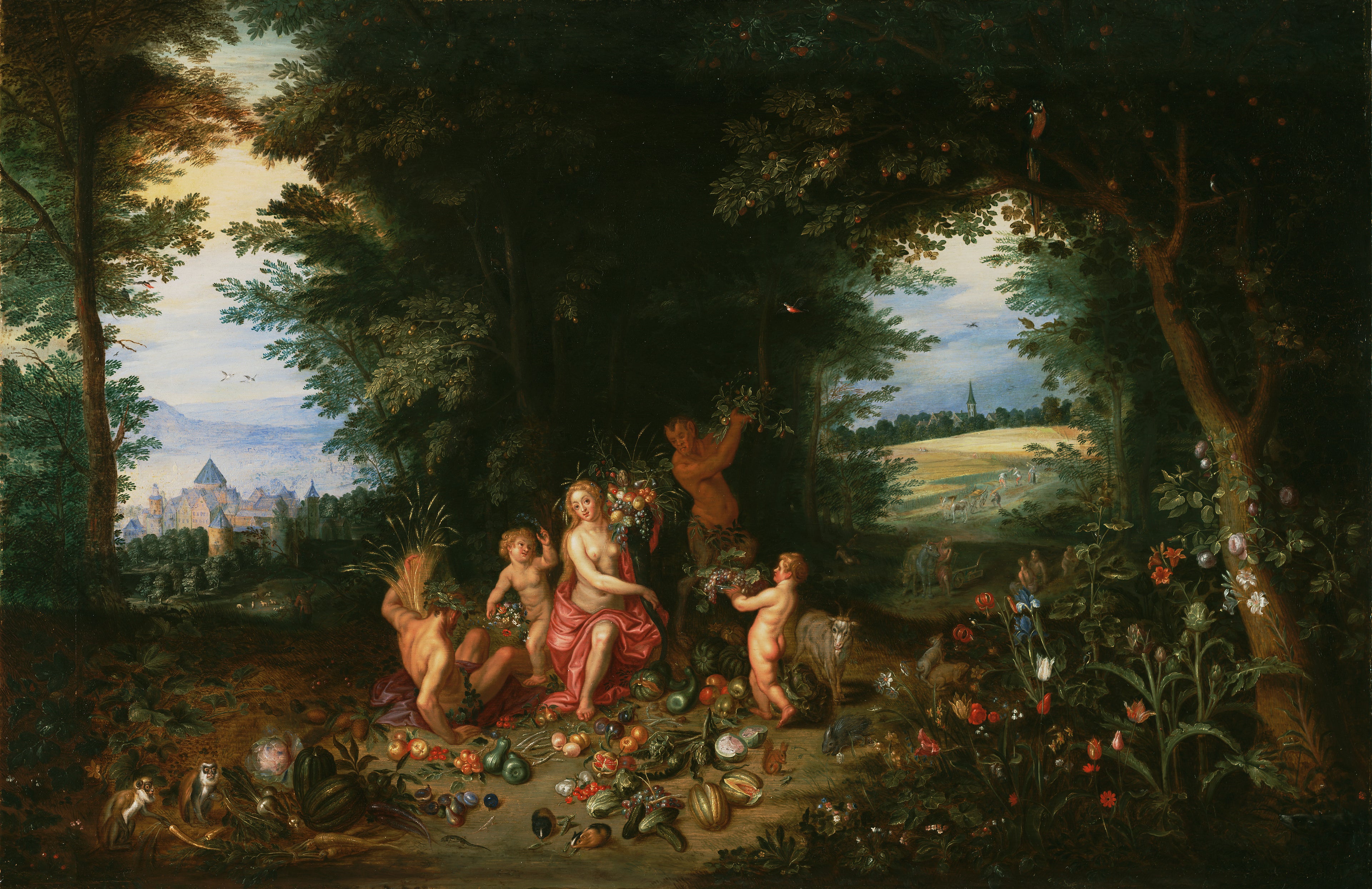Paysage avec Cérès (Allégorie de la Terre) - Jan Brueghel le Jeune