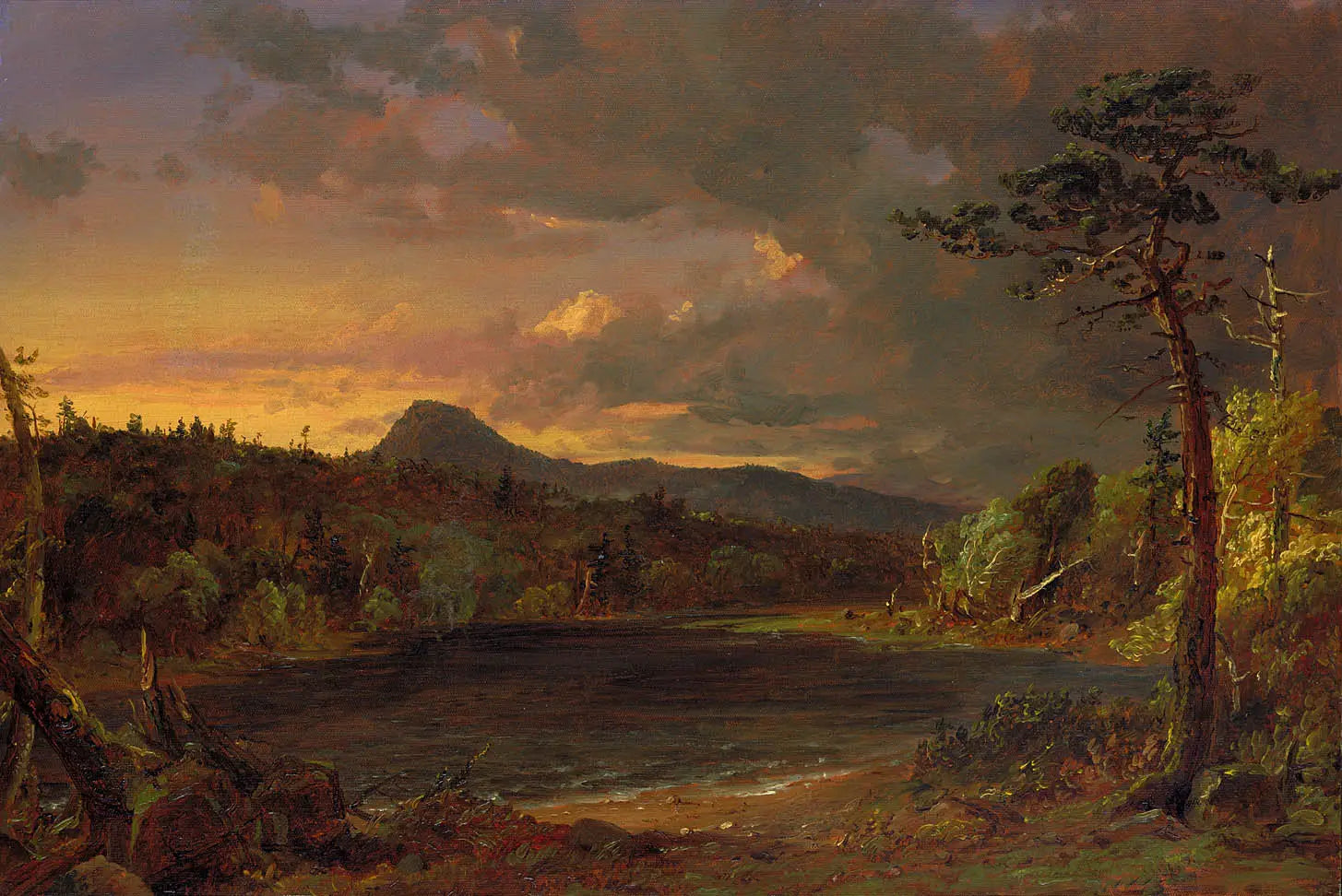 Ruisseau Catskill - Jasper Francis Cropsey - Alpha Reproduction