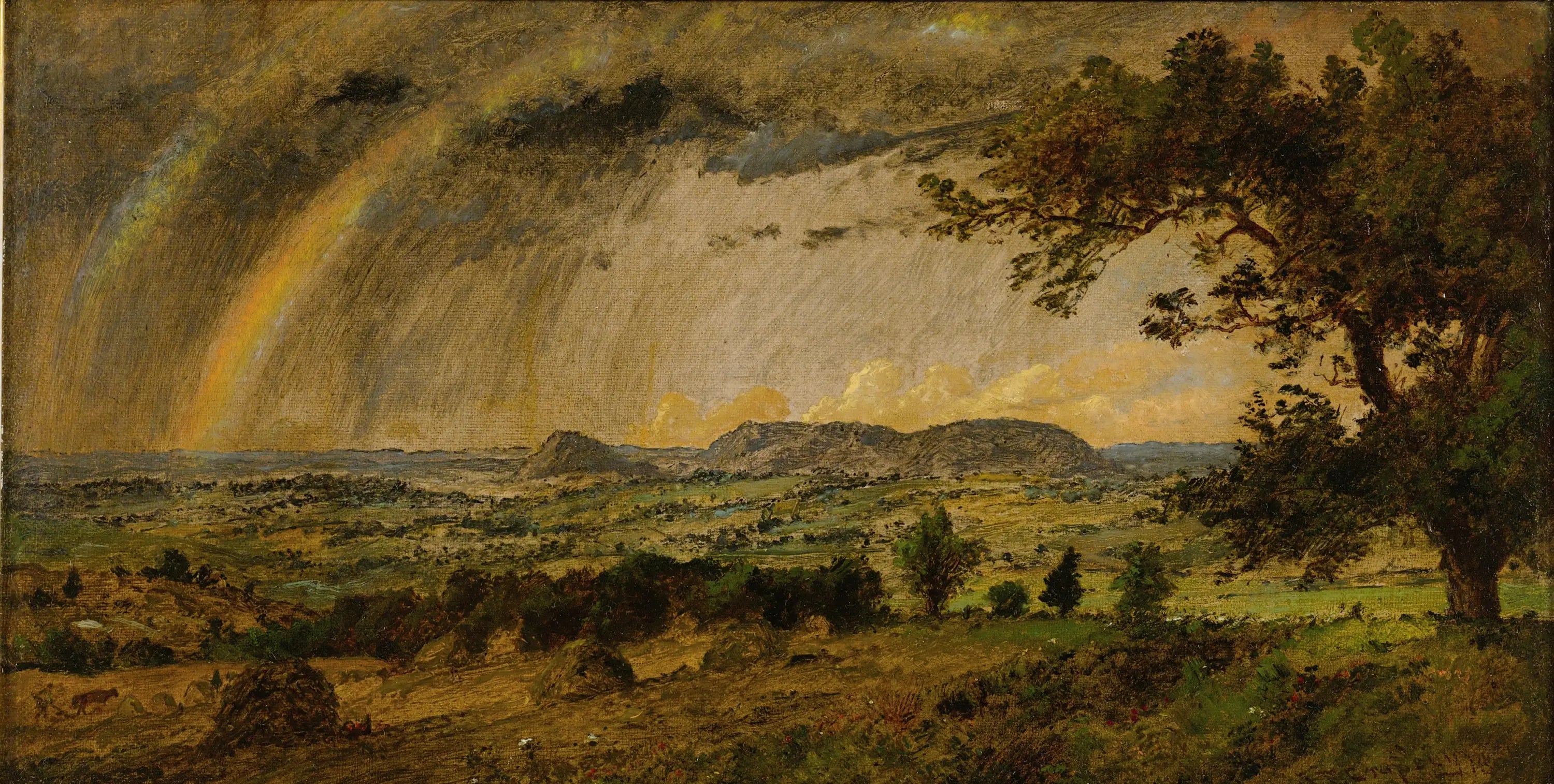 Une pluie passagère sur les monts Adam et Ève - Jasper Francis Cropsey - Alpha Reproduction
