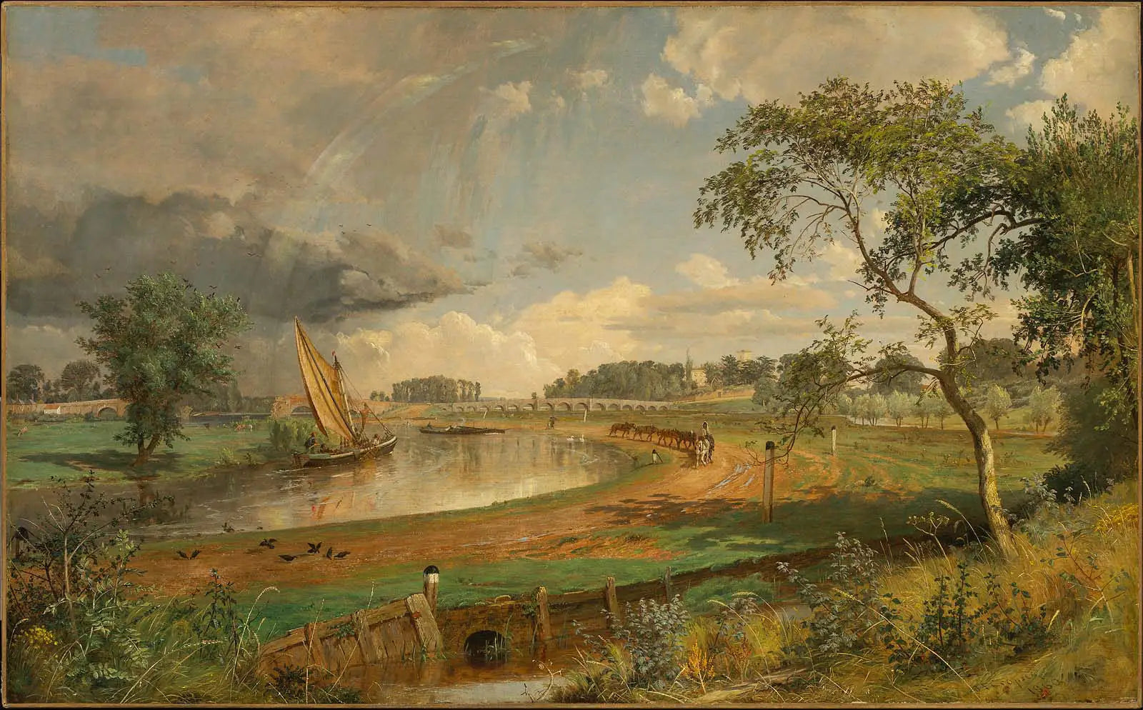 Walton-on-Thames - Jasper Francis Cropsey - Alpha Reproduction