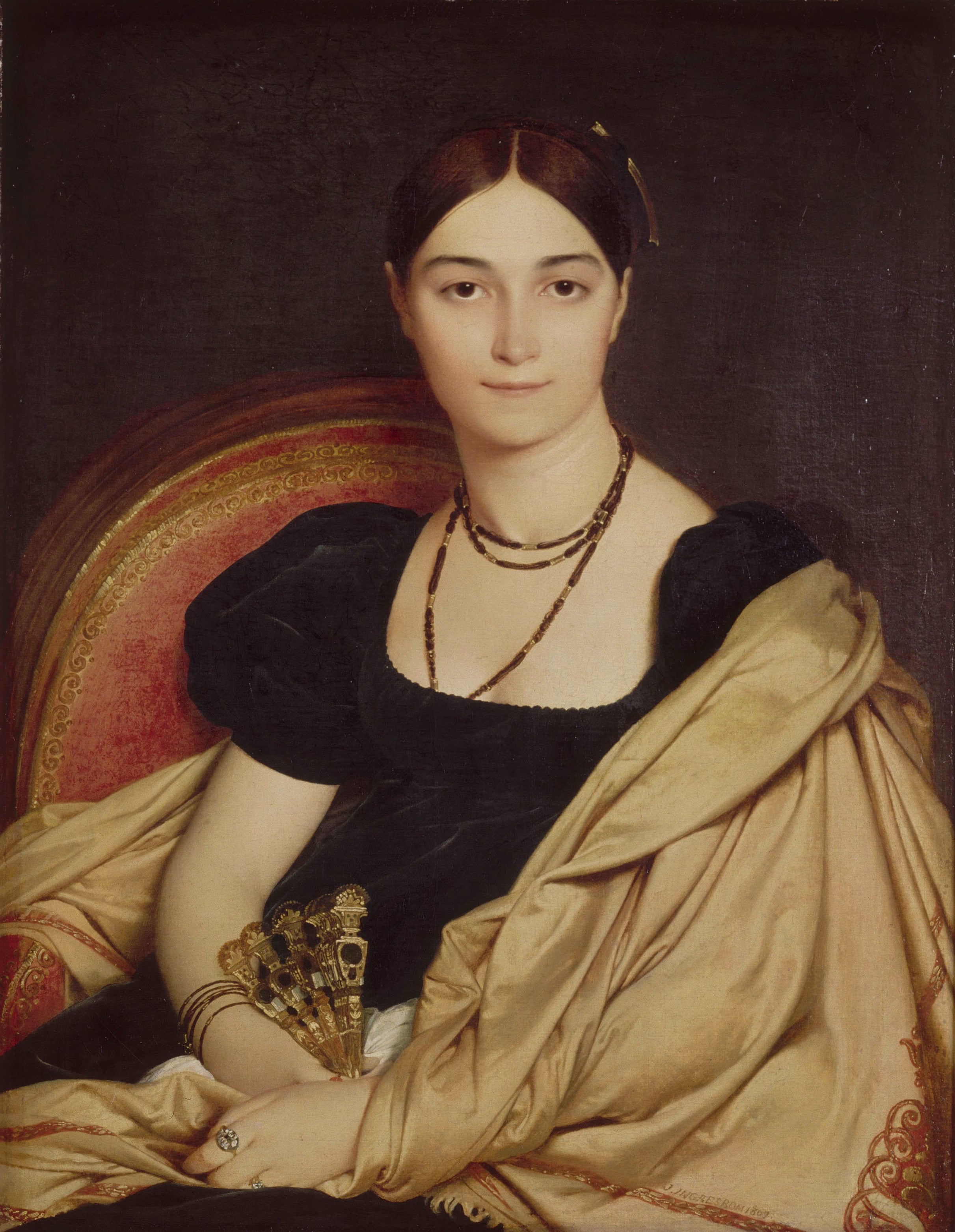 Portrét paní Duvaucey - Jean-Auguste-Dominique Ingres