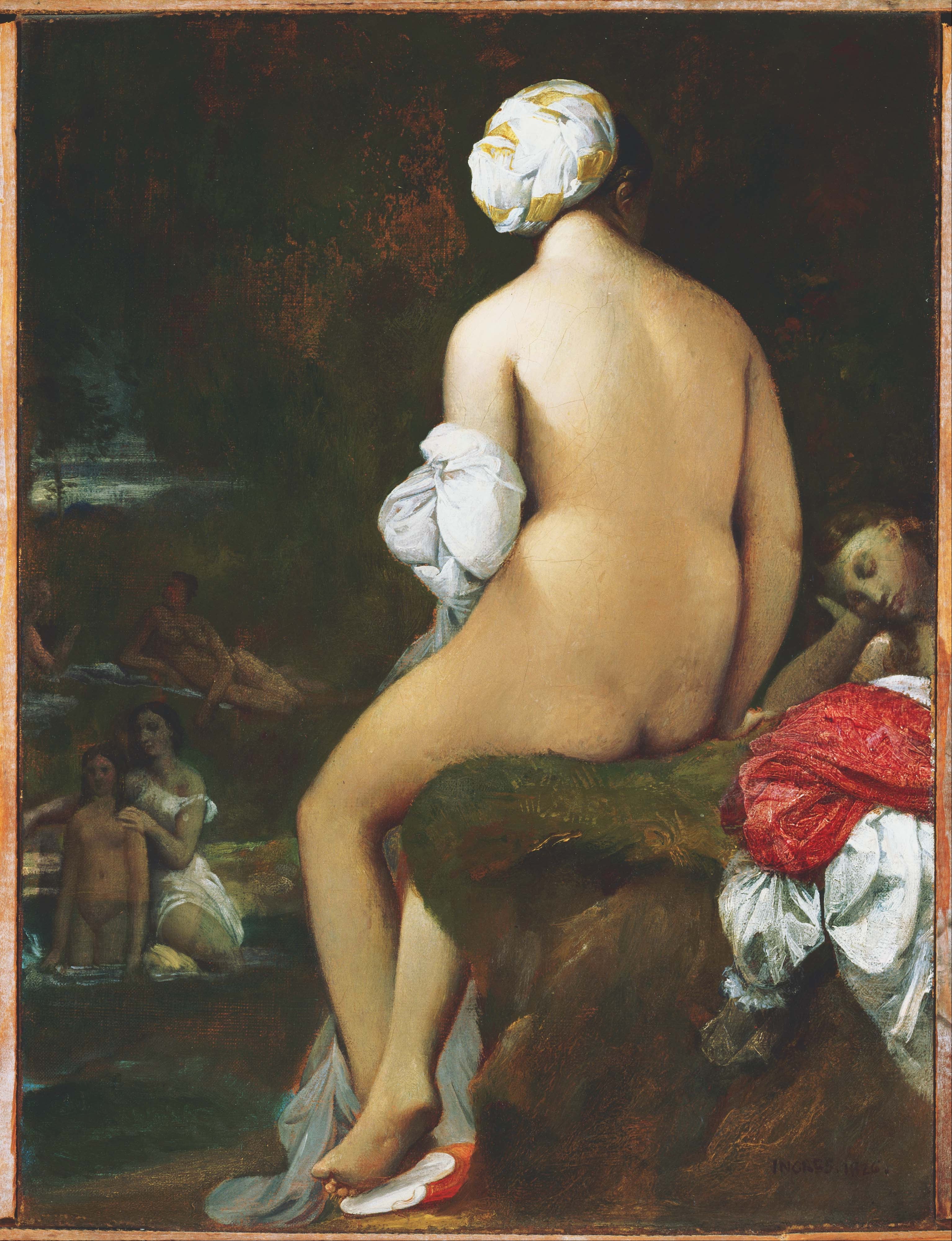 Malý plavec - Jean-Auguste-Dominique Ingres