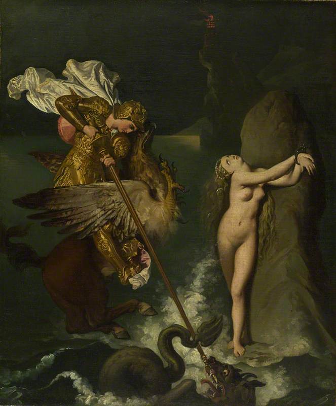 Roger délivrant Angélique - Jean-Auguste-Dominique Ingres