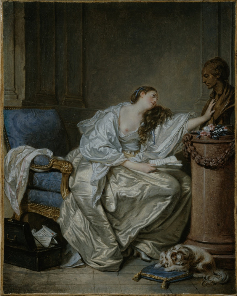 Nezarmoucená vdova - Jean-Baptiste Greuze