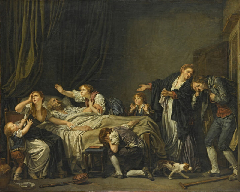Potrestaný syn - Jean-Baptiste Greuze