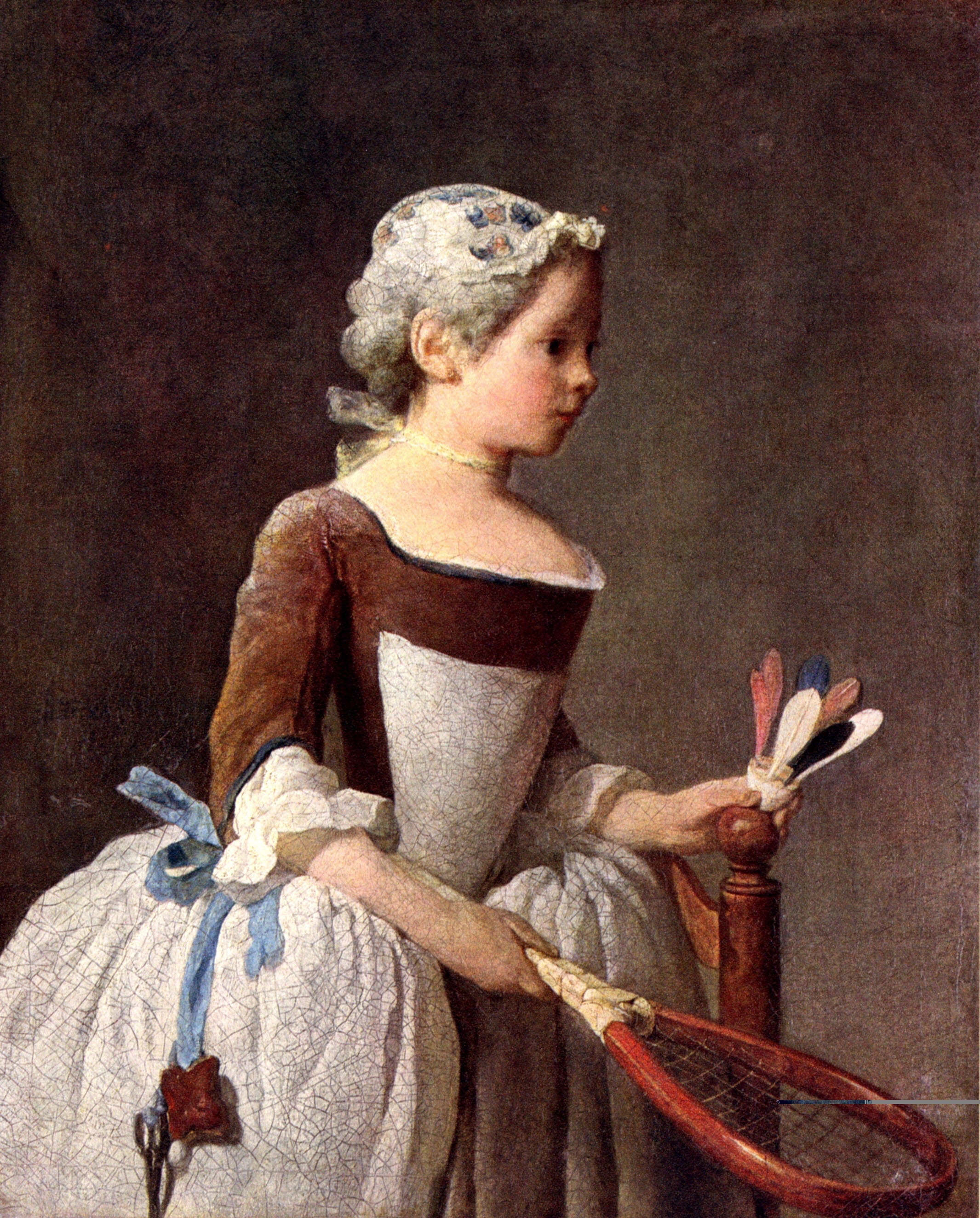 La Fillette au volant - Jean Siméon Chardin