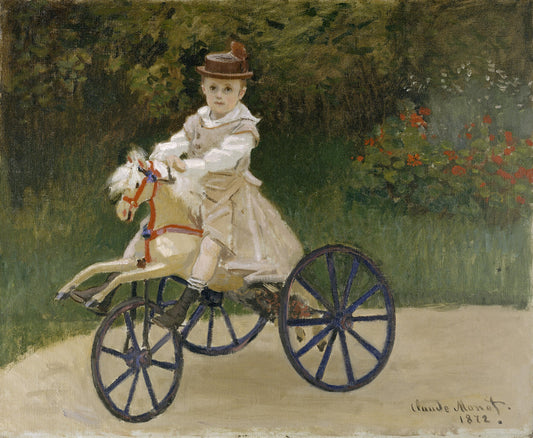 « Jean Monet na své houpací koni » – Claude Monet (1872)