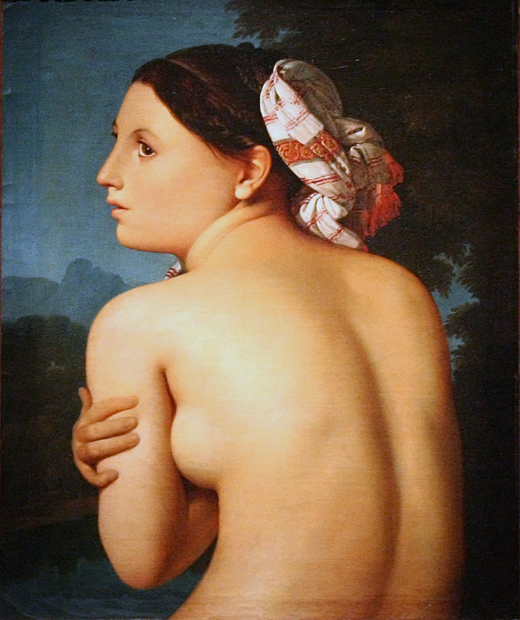 Polonahá plavkyně - Jean-Auguste-Dominique Ingres
