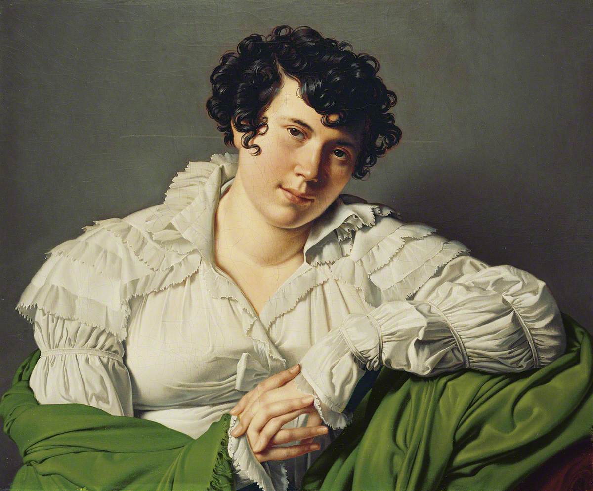 Portrét zvaný Madame de Staël - Jean-Auguste-Dominique Ingres
