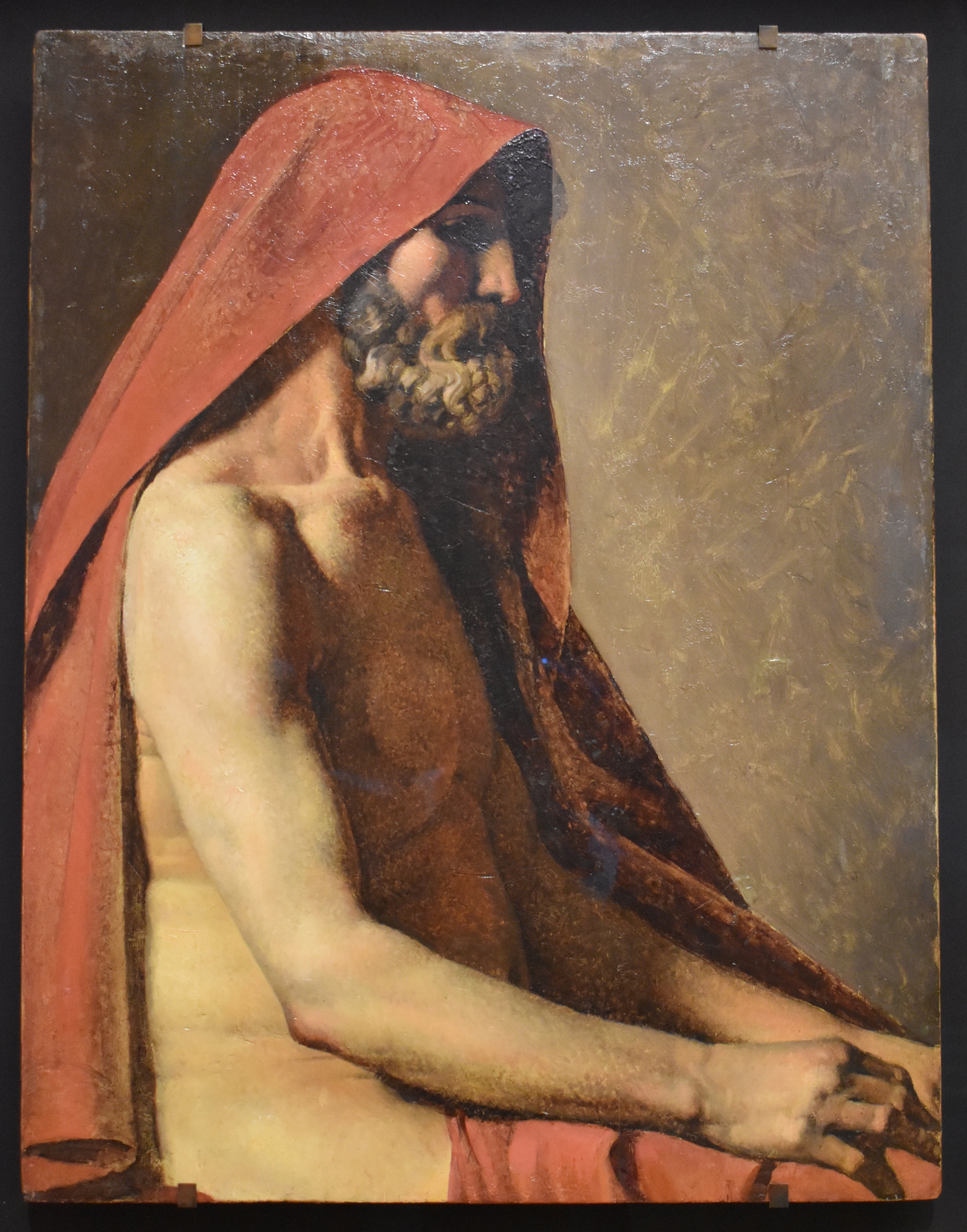 Studie muže sedícího v profilu - Jean-Auguste-Dominique Ingres