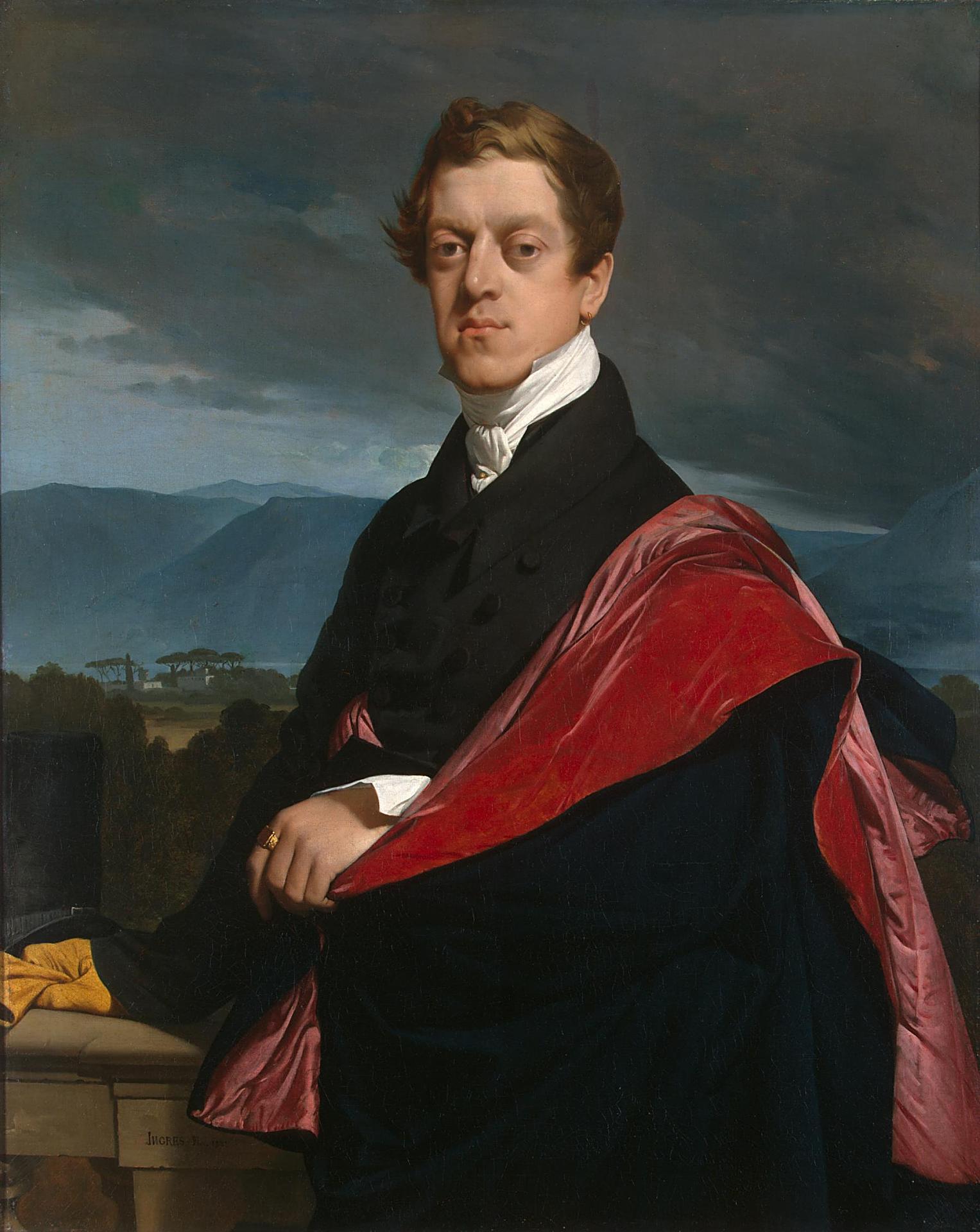 Hrabě Nicolas Dimitrievitch Gouriev - Jean-Auguste-Dominique Ingres
