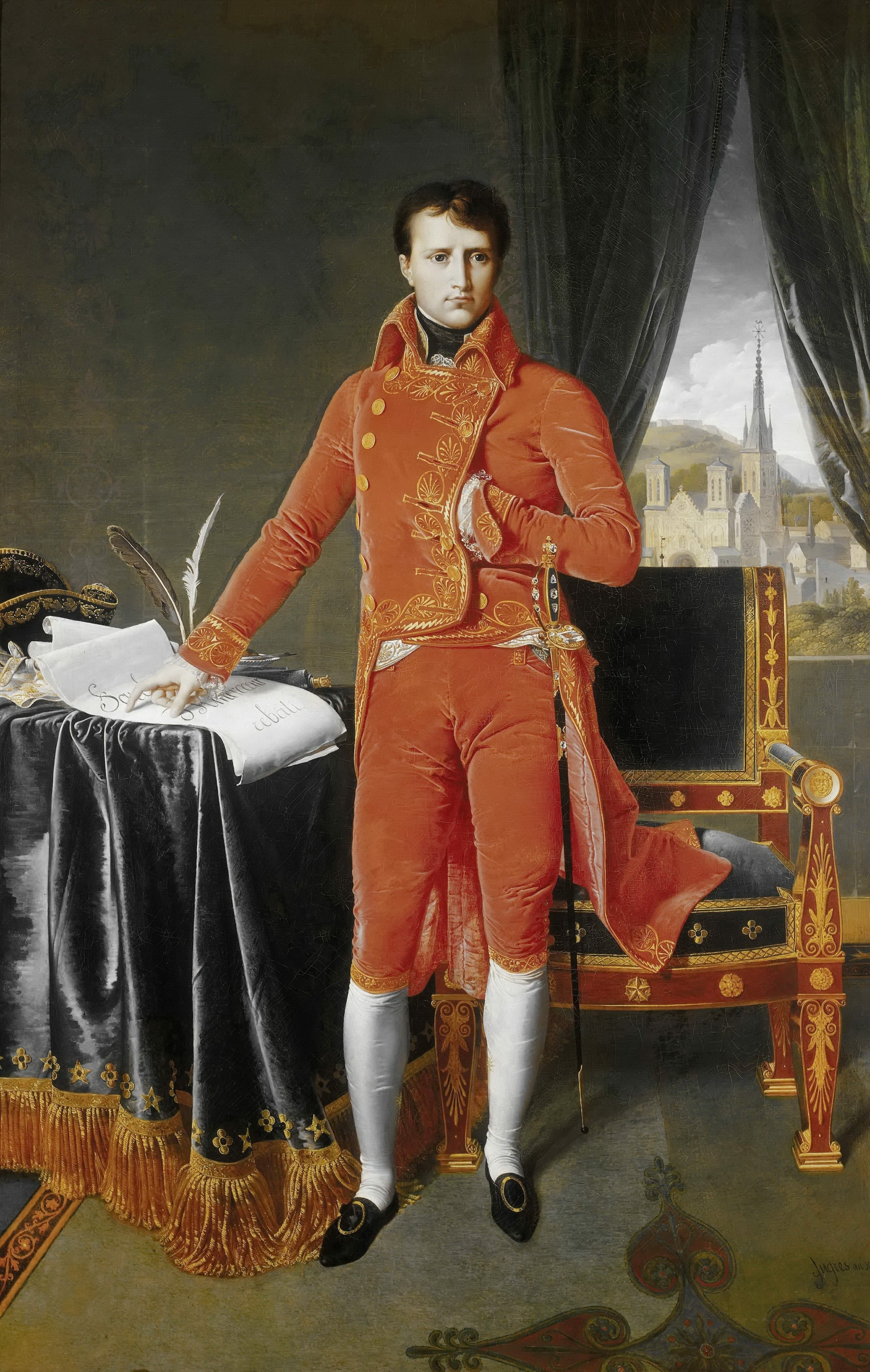 Bonaparte, první konzul - Jean-Auguste-Dominique Ingres