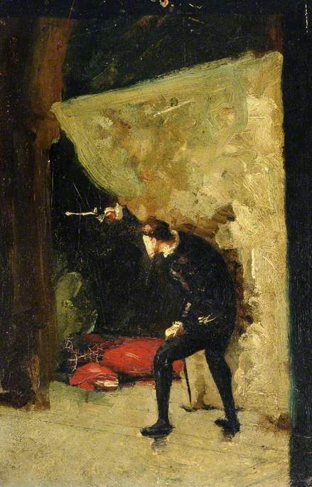 La mort de Polonius - Ernest Meissonier