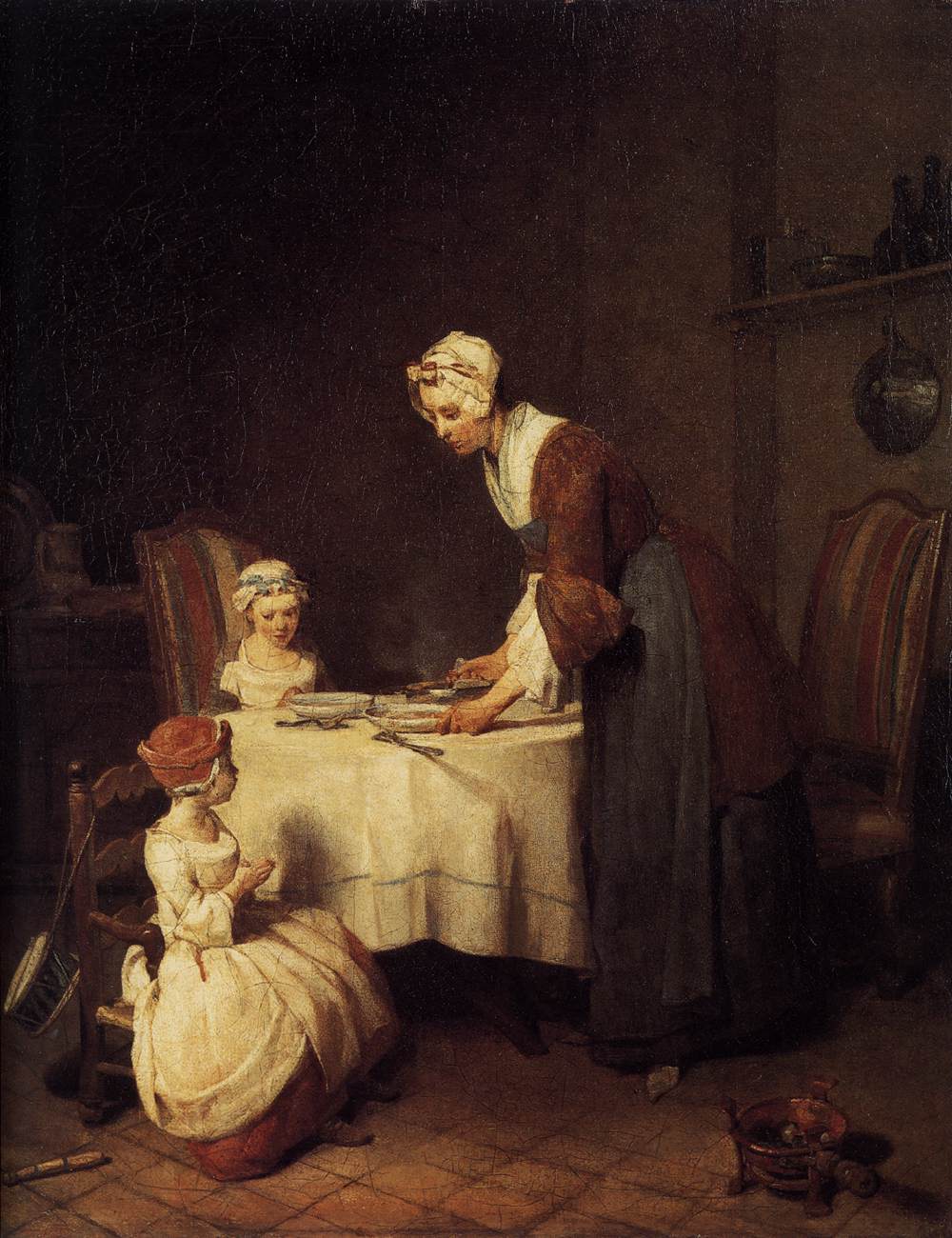 Le Bénédicité - Jean Siméon Chardin