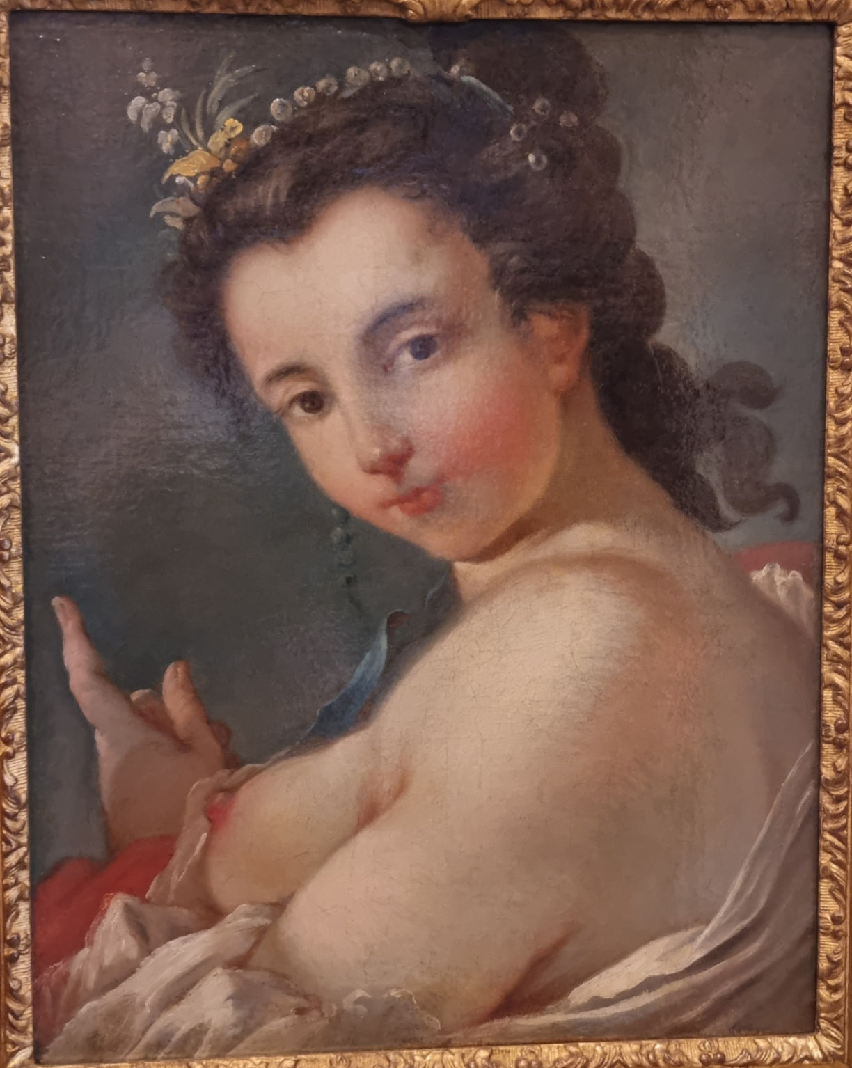 Jeune femme en buste - Charles-Joseph Natoire
