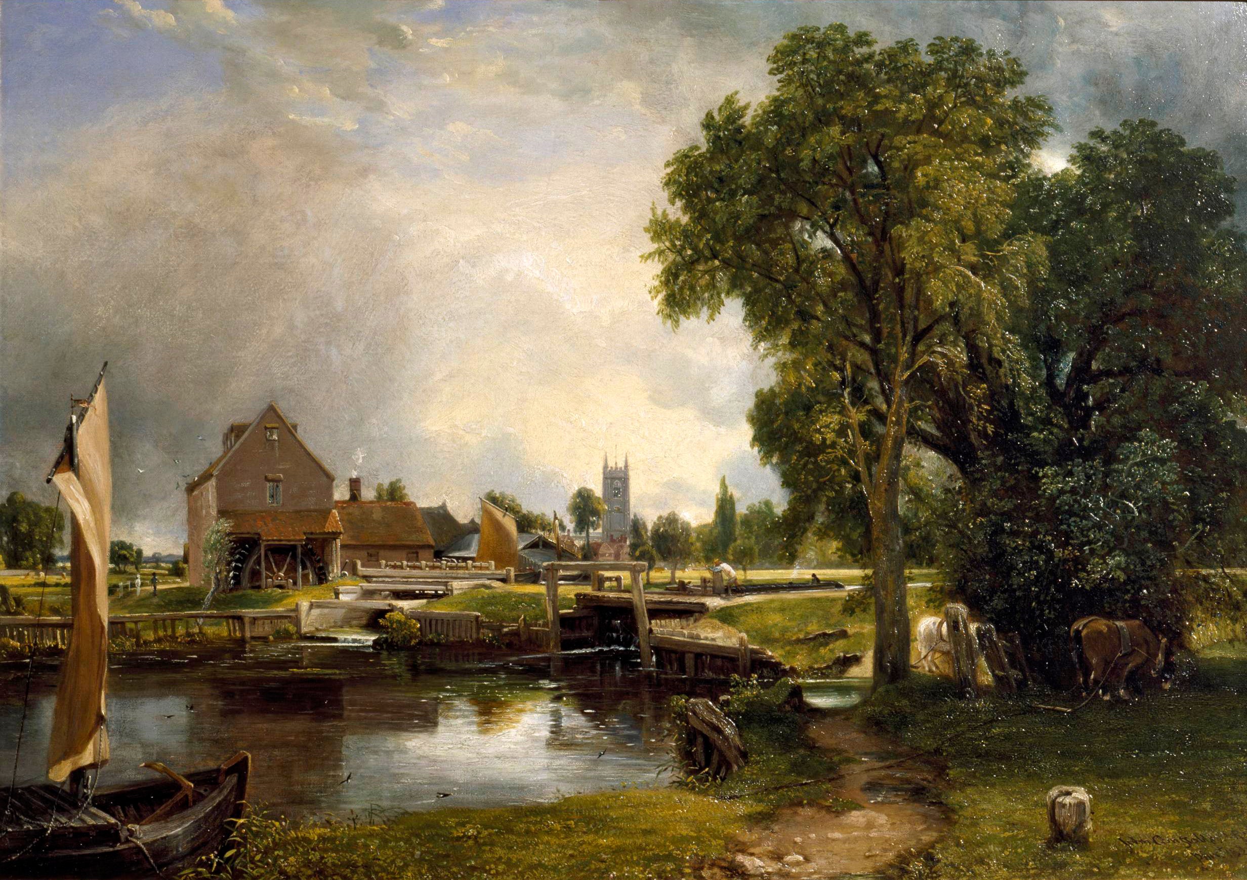 Le Moulin de Dedham - John Constable