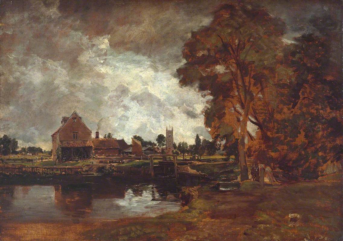Écluse et moulin de Dedham - John Constable
