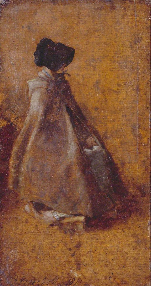 Étude d'une fille en cape et bonnet - John Constable