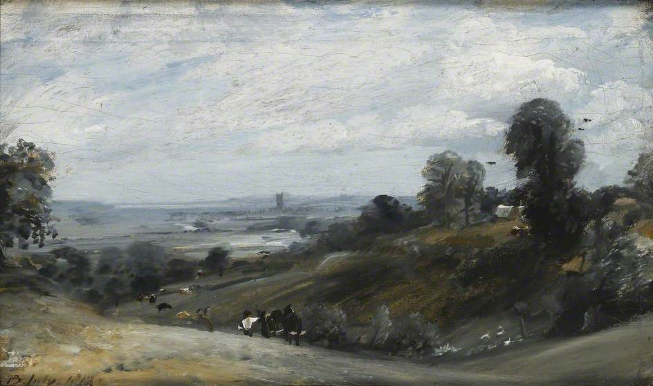 La vallée de Dedham depuis Langham - John Constable