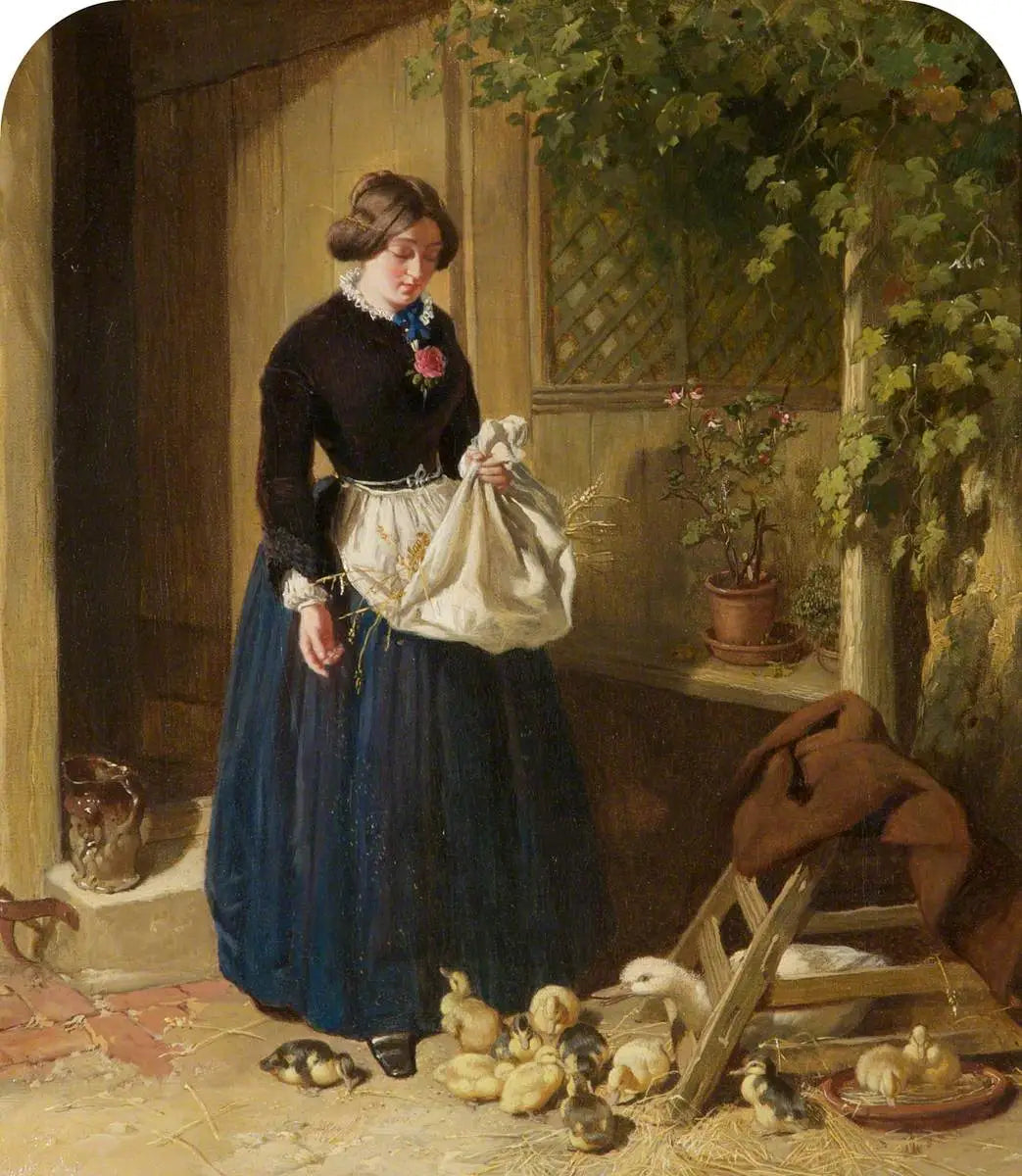 Nourrir les canards - John Frederick Herring Sr. - Alpha Reproduction