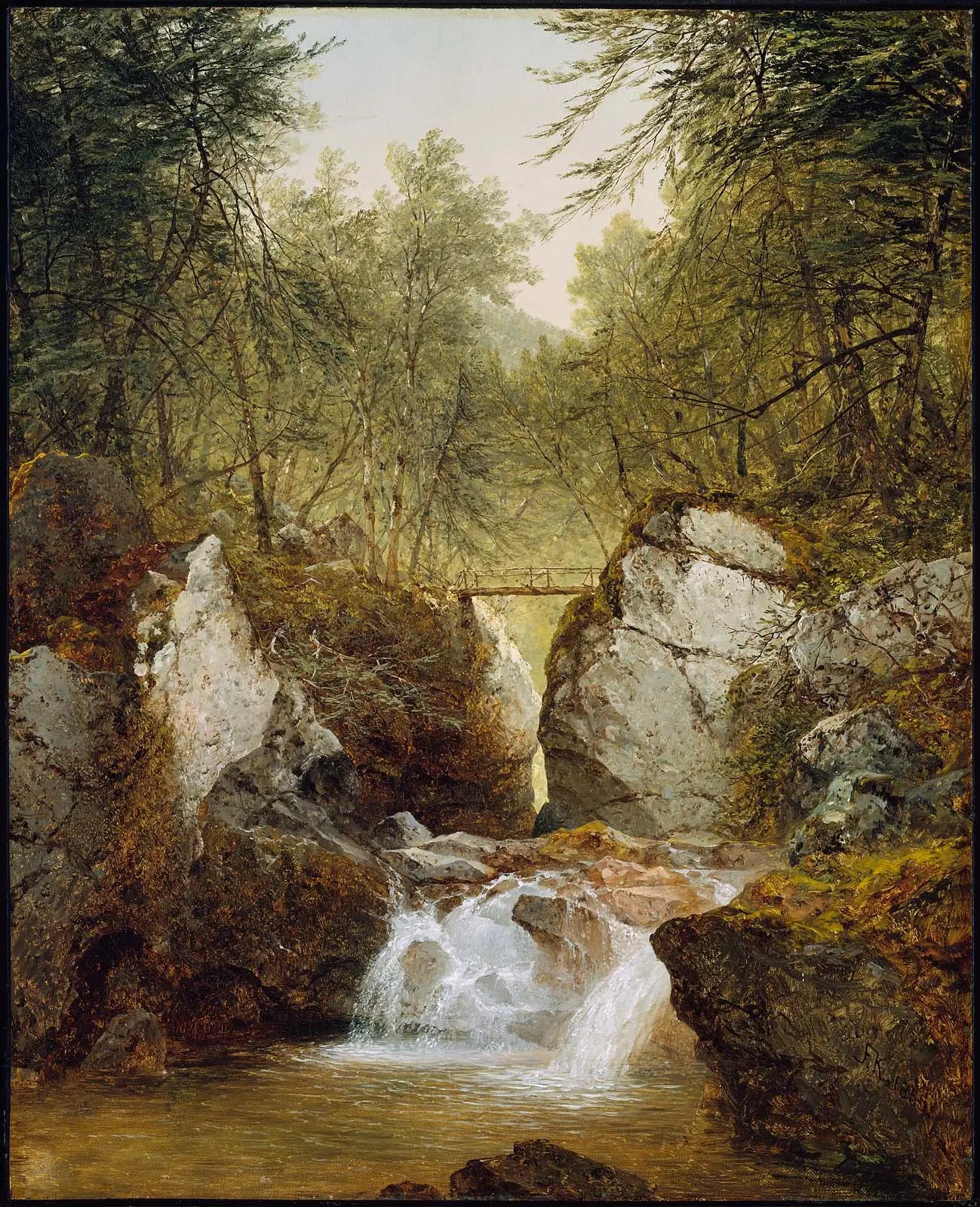 Chutes de Bash-Bish Massachusetts - John Frederick Kensett - Alpha Reproduction