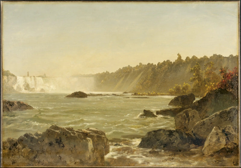 Pohled na Niagarské vodopády - John Frederick Kensett