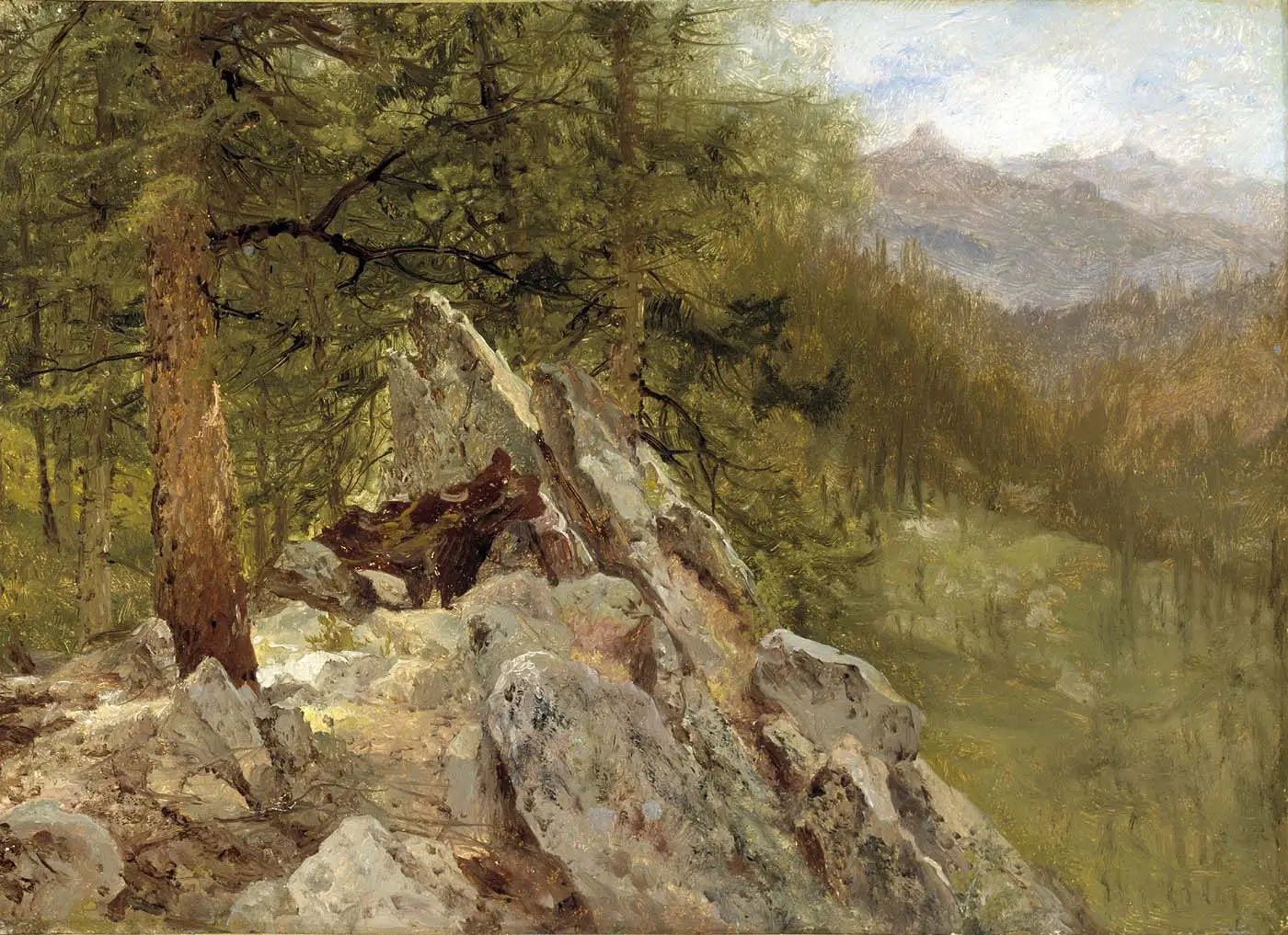 Paysage occidental - John Frederick Kensett - Alpha Reproduction